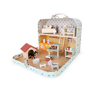 2KIDS TOYS Domeček pro mazlíčky v kufříku 24 kusů
