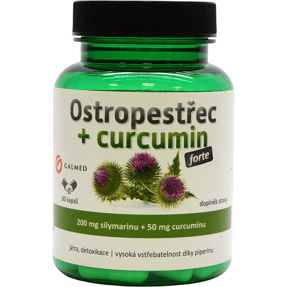 Galmed Ostropestřec forte + cucumin 60 kapslí