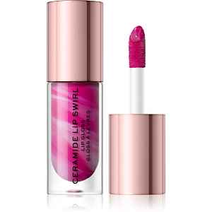 Revolution Ceramide Swirl hydratační lesk na rty odstín Berry Pink 4.5 ml