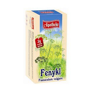 Apotheke Fenykl obecný čaj 20x2g n.s.