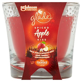 Glade Spiced Apple Kiss jablko, skořice & muškátový oříšek parfémovaná svíčka 129 g