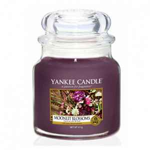 Yankee Candle Moonlit Blossoms vonná svíčka Classic střední 411 g