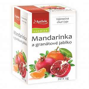 Apotheke Mandarinka a granát. jablko čaj 20 x 2 g