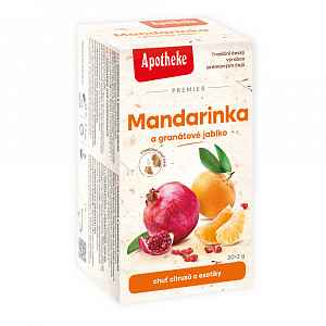 Apotheke Mandarinka a granát. jablko čaj 20 x 2 g