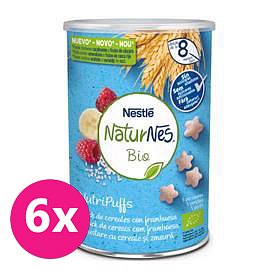 6x NESTLÉ NaturNes BIO křupky malinové 35 g