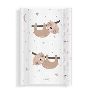 Albero Mio Přebalovací podložka na postýlku, tvrdá, 70×47 cm, Lenochodi