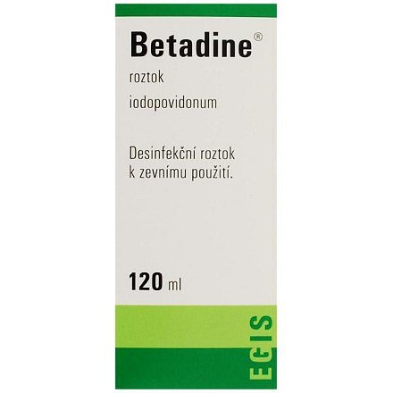 Betadine tekutina 1 x 120 ml (H) zelený