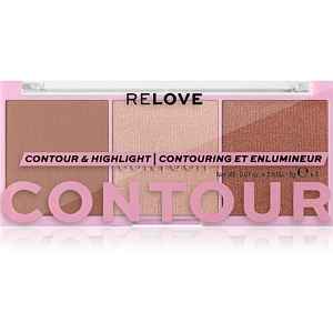 Revolution Relove Colour Play Contour Trio Palette konturovací paletka odstín Baked Sugar 6 g