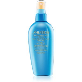 Shiseido Sun Care Sun Protection Spray Oil-Free sprej na opalování SPF 15  150 ml