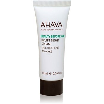 Ahava Beauty Before Age noční liftingový krém na obličej, krk a dekolt  10 ml