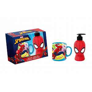 Disney Spiderman Dárkový set hrneček, pěna do koupele a šampon 2 ks