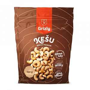 Grizly Kešu natural WW320 premium 250 g