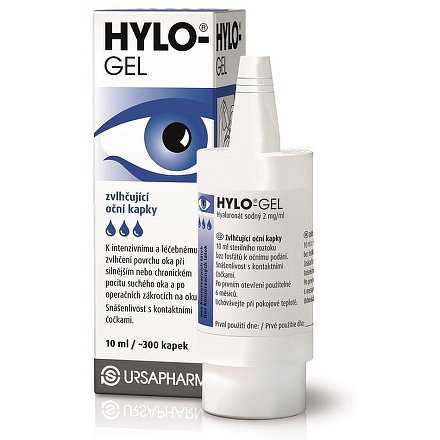 Hylo Gel oční kapky 10ml (umělé slzy)