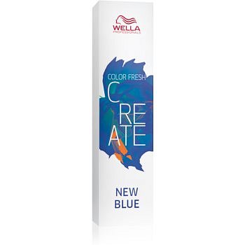 Wella Professionals Color Fresh Create vymývající se barva na vlasy odstín New Blue 60 ml