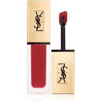 Yves Saint Laurent Tatouage Couture ultra matující tekutá rtěnka odstín 34 Crimson Rivals 6 ml