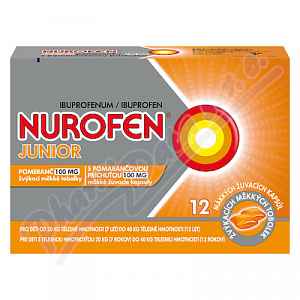 Nurofen Junior Pomeranč 100mg cps.mdm. 12ks