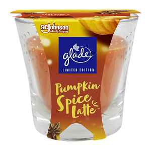 Glade Vonná svíčka Pumpkin Spice Latte 112 g