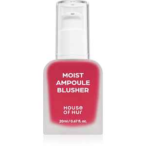 House of Hur Moist Ampoule Blusher tekutá tvářenka odstín 02 Deep Plum 20 ml