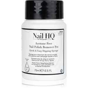 Nail HQ Acetone Free odlakovač na nehty bez acetonu 75 ml