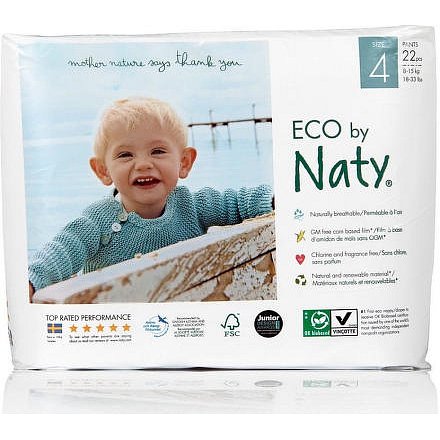 Natahovací plenkové kalhotky Naty Nature Babycare Maxi 8 - 15 kg (22 ks)