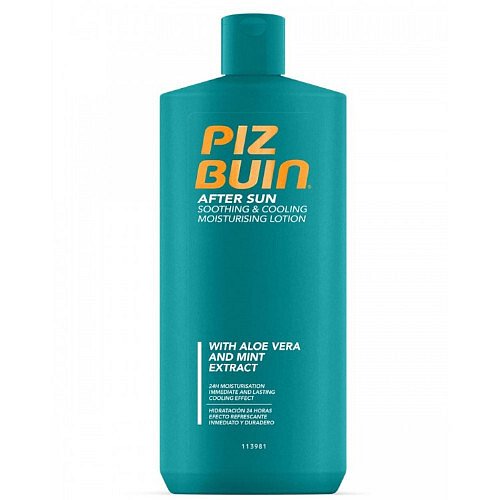 Piz Buin Mléko po opalování s aloe vera a mentolovým extraktem  400 ml