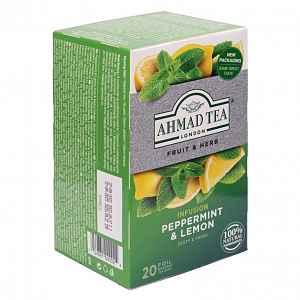 AHMAD TEA Máta & Citron 20x1,5g