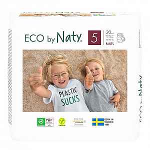 Natahovací plenkové kalhotky Naty Nature Babycare Junior 12-18 kg (20 ks)
