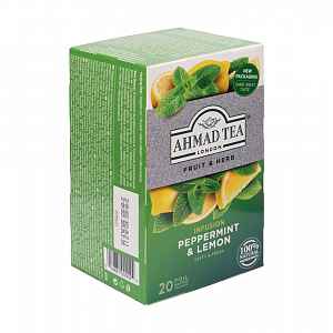 AHMAD TEA Máta & Citron 20x1,5g