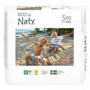 Natahovací plenkové kalhotky Naty Nature Babycare Junior 12-18 kg (20 ks)