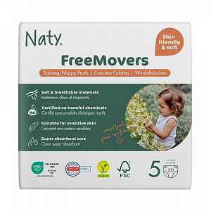 Natahovací plenkové kalhotky Naty Nature Babycare Junior 12-18 kg (20 ks)