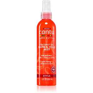CANTU Shea Butter Shine&Hold mist hydratační mlha pro lesk vlnitých a kudrnatých vlasů 237 ml
