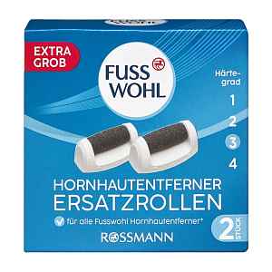 Fusswohl Náhradní hlavice k elektrickému pilníku, extra hrubost 3 2 ks