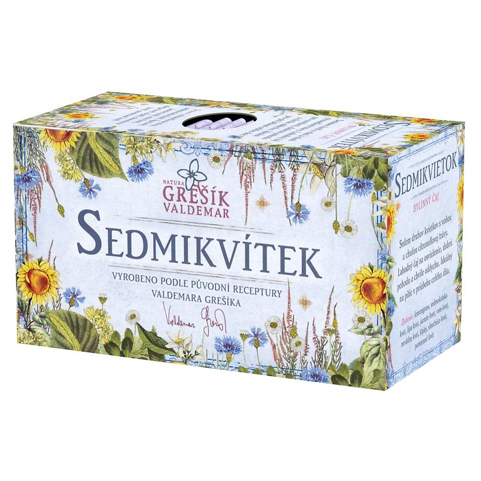 Grešík Sedmikvítek n.s.20x1g přebal - II. jakost