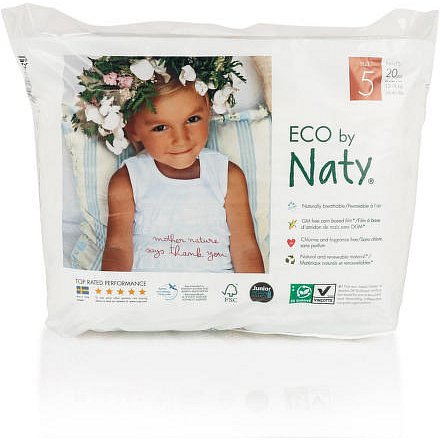 Natahovací plenkové kalhotky Naty Nature Babycare Junior 12-18 kg (20 ks)