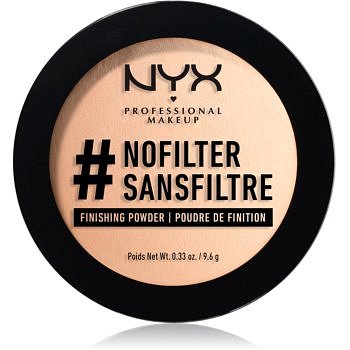 NYX Professional Makeup #Nofilter pudr odstín 02 Porcelain 9,6 g