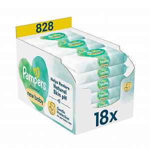 Pampers Harmonie New Baby vlhčené ubrousky 18x46 ks