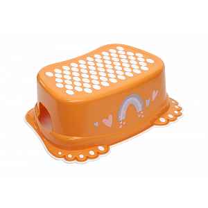 Tega Baby Stolička, schůdek s protiskluzovou funkcí Eco Duha, hořčicový