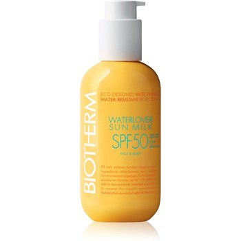 Biotherm Waterlover Sun Milk voděodolné mléko na opalování SPF 50  200 ml