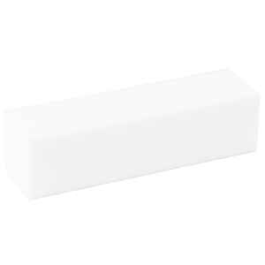 Brusný blok na nehty Sibel - bílý, 9,5 x 2,5 cm (7301391)