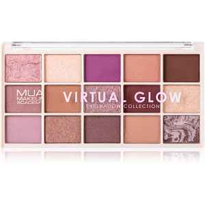 MUA Makeup Academy Eyeshadow Collection 15 Shade Palette paletka očních stínů odstín Virtual Glow 12 g