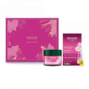 Weleda Brightening Face Care Wild Rose & White Tea dárkový set 2 ks