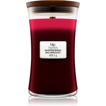 Woodwick Trilogy Sun Ripened Berries vonná svíčka s dřevěným knotem 609,5 g