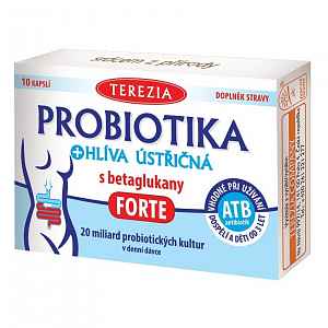 TEREZIA PROBIOTIKA + hlíva ústřičná s betaglukany FORTE cps.10