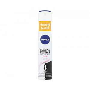 Nivea Black & White Clear antiperspirant ve spreji 200 ml