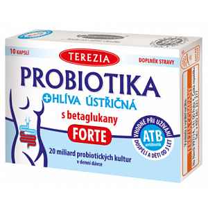 TEREZIA PROBIOTIKA + hlíva ústřičná s betaglukany FORTE cps.10