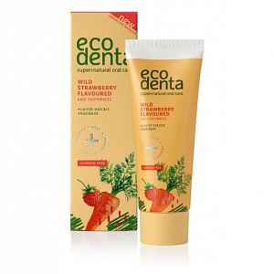Ecodenta Zubní pasta s jahodovou příchutí pro děti 75ml