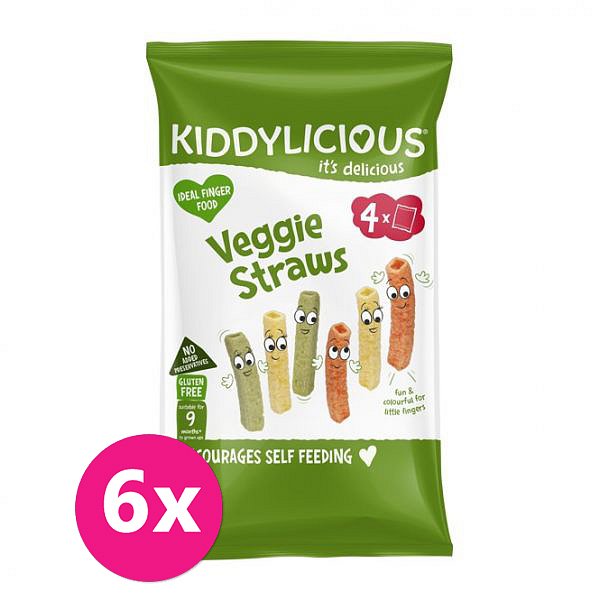 6x KIDDYLICIOUS Tyčinky zeleninové multipack