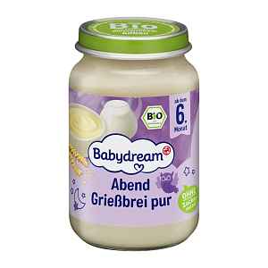 Babydream BIO Krupicová kaše na dobrou noc 190 g