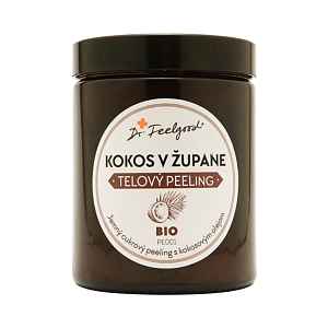 BIO tělový peeling Kokos v županu - 180 ml - Dr. Feelgood