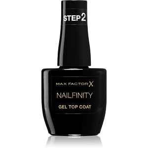 Max Factor Nailfinity Gel Top Coat gelový vrchní lak na nehty odstín 100 The Finale 12 ml